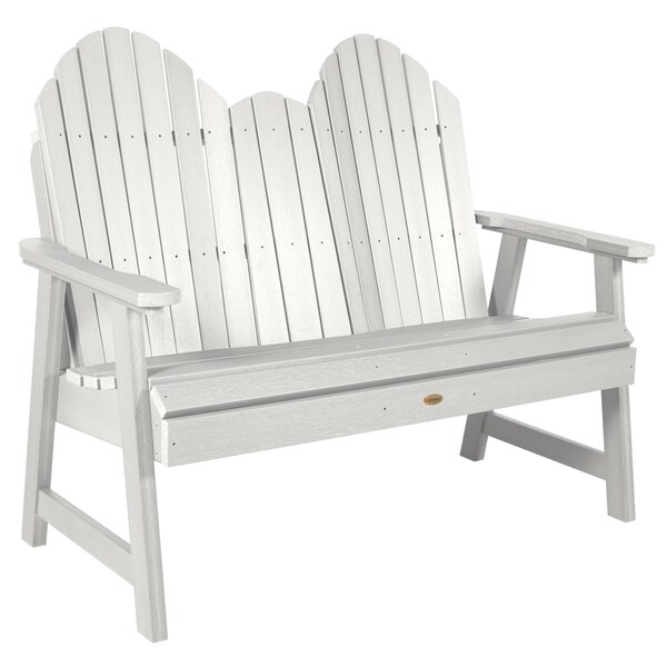 Highwood Usa 4ft Hamilton Dining Height Bench Outdoor Furniture for Patio, Backyard, Garden AD-BEN-HM1-WHE - main